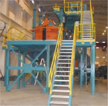Anode Shot Blasting Machine